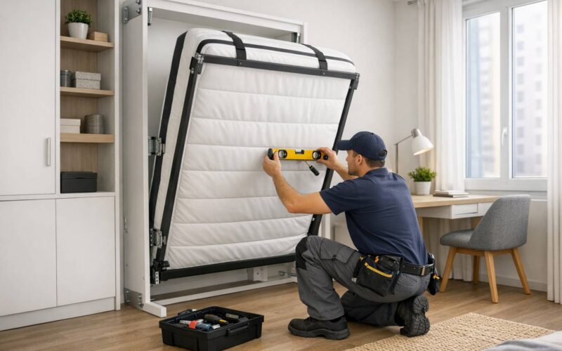 Cómo elegir una cama abatible vertical segura: anclajes, pared adecuada y prevención de accidentes en casa