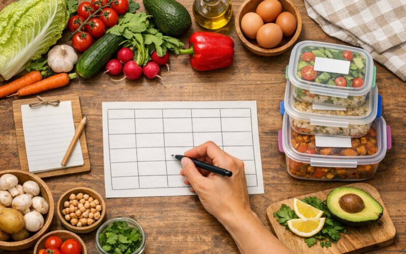 Cómo organizar mejor tus menús semanales en casa sin perder tiempo ni dinero