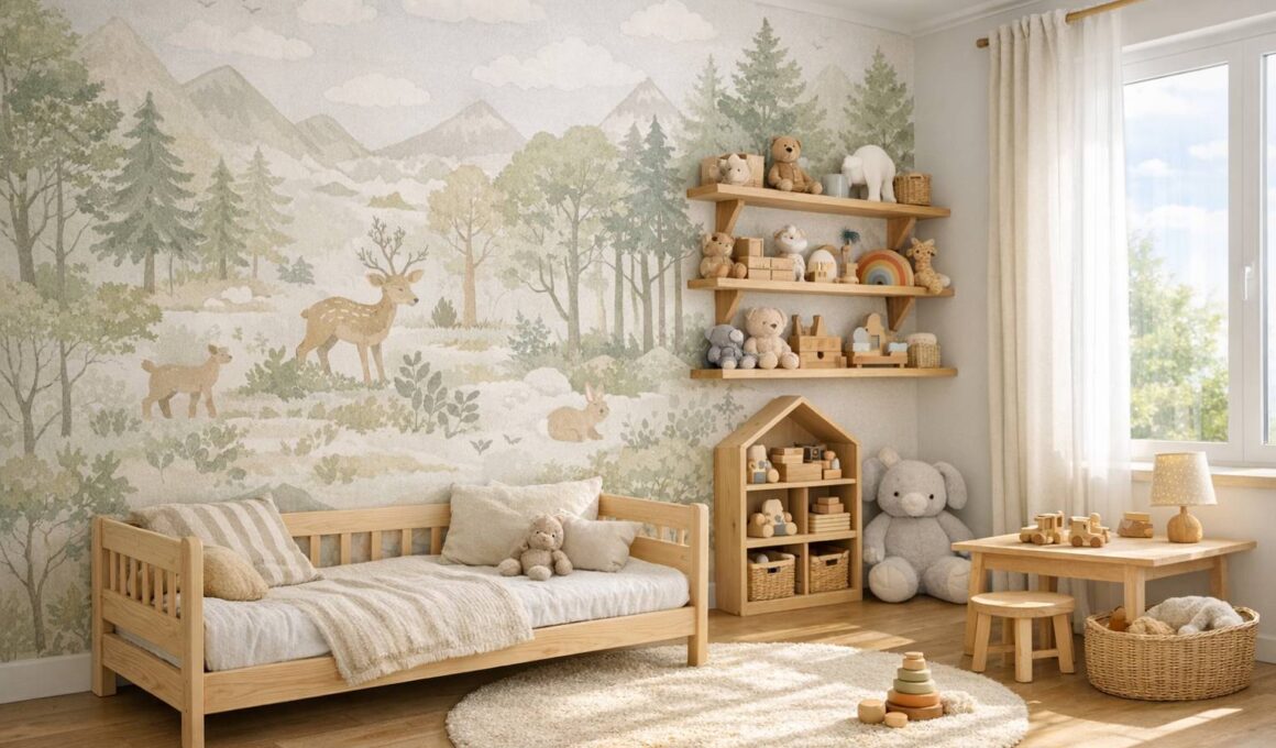 Guía para elegir el papel pintado infantil perfecto para tus hijos